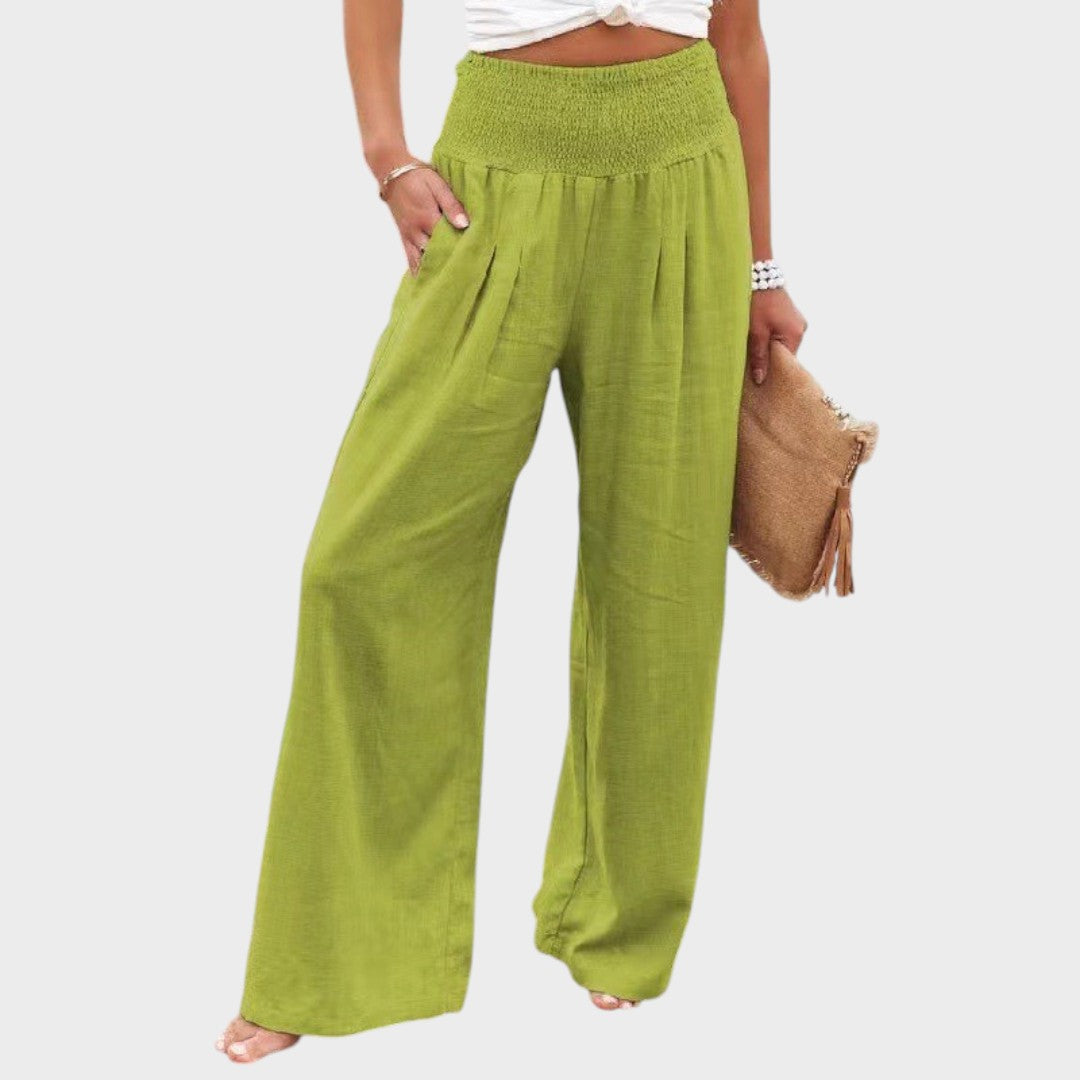 Anna | Calça Ampla de Verão para Dias Leves e Descontraídos