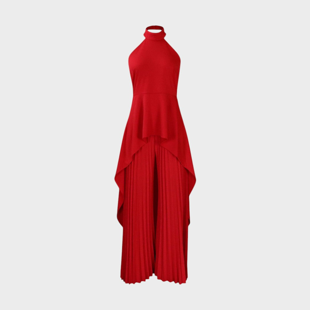 Cristina | Conjunto Assimétrico com Calça Plissada