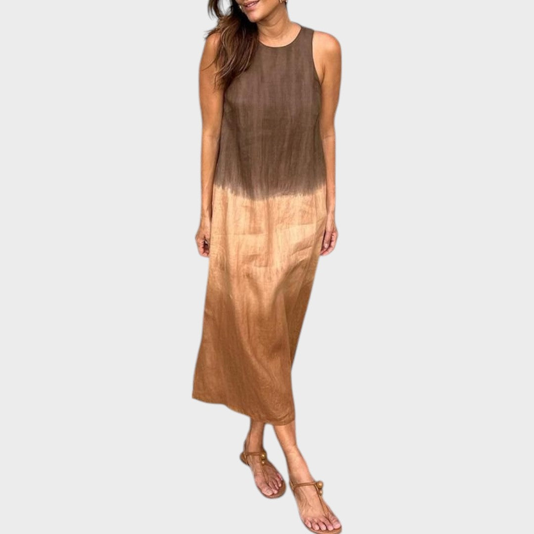 Ortega | Vestido Midi Degradê