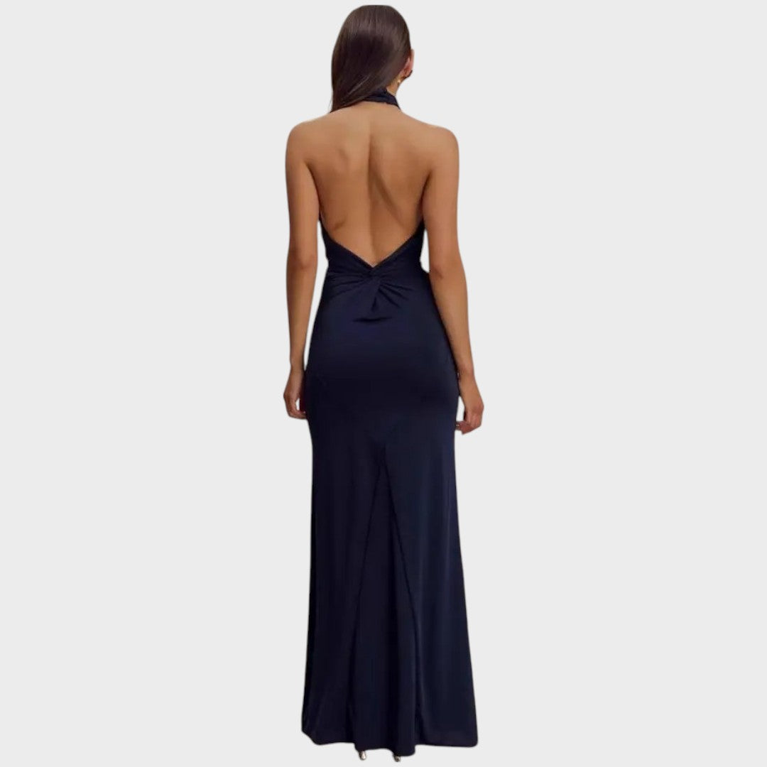 Laguna | Vestido Longo com Decote Frente Única