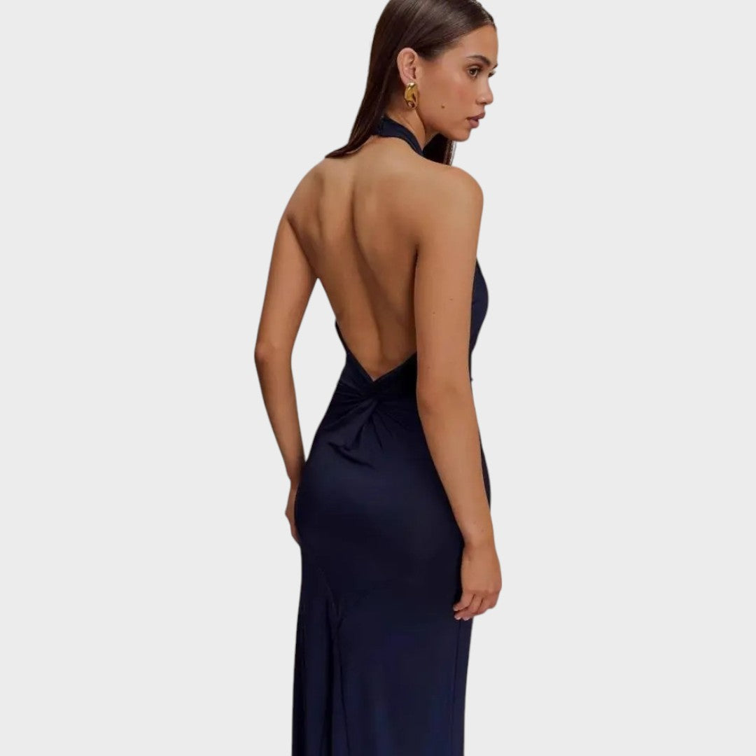 Laguna | Vestido Longo com Decote Frente Única