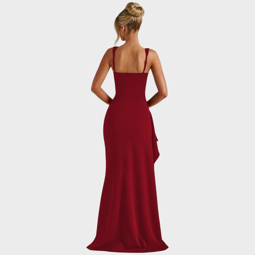 Zariani | Elegante Vestido Maxi com Costas Abertas