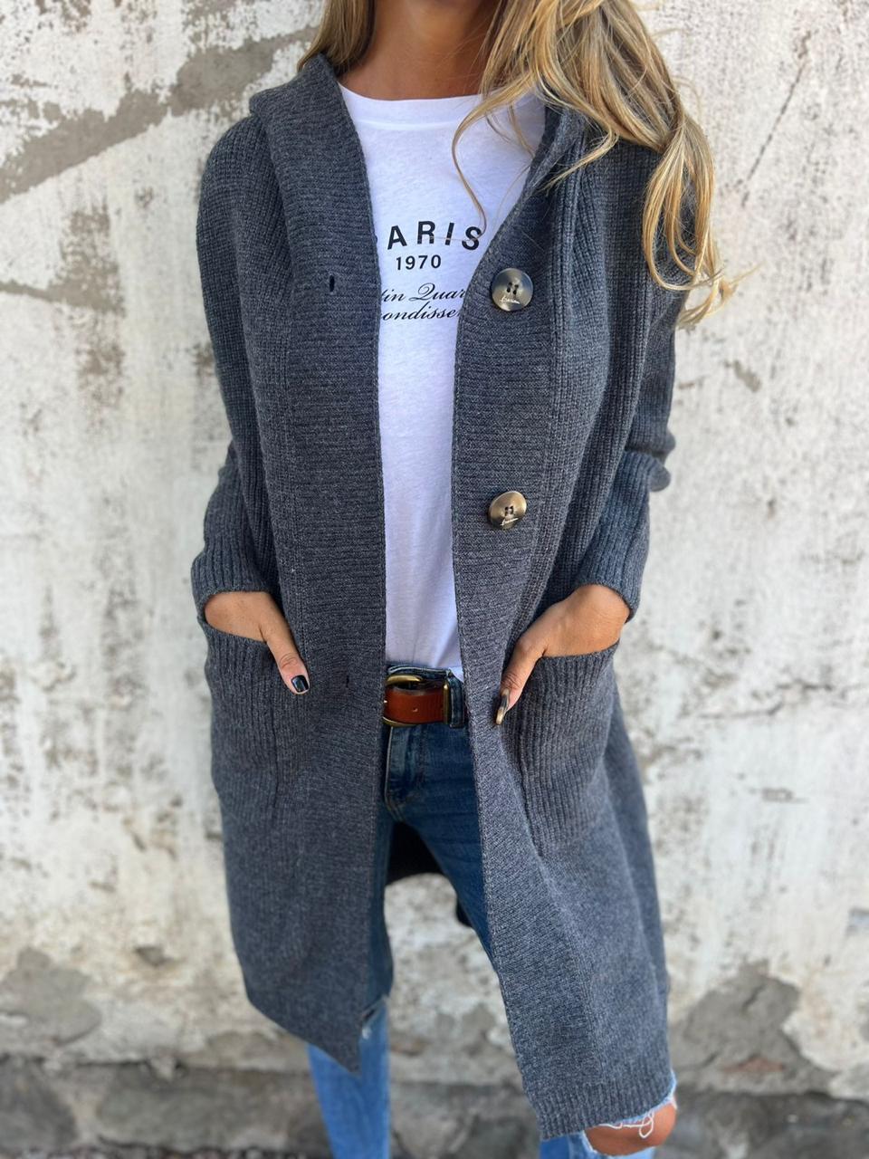 Mareena - Cardigã Longo Elegante