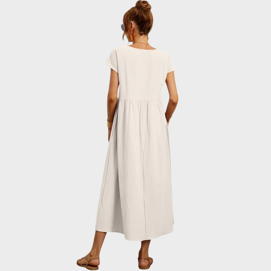 Magnolia | Vestido Casual e Elegante Leve e Fluido para o Verão