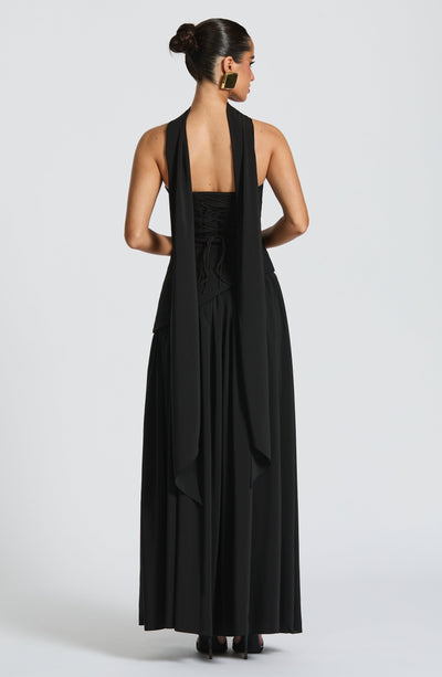 Julia | Vestido Longo Feminino com Fenda e Corpete Tomara que Caia