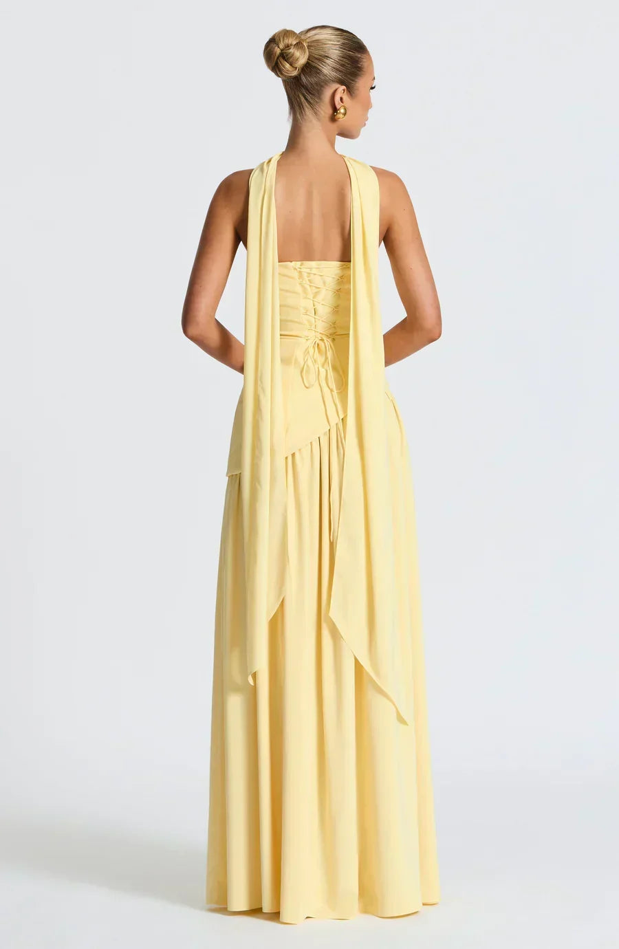Julia | Vestido Longo Feminino com Fenda e Corpete Tomara que Caia
