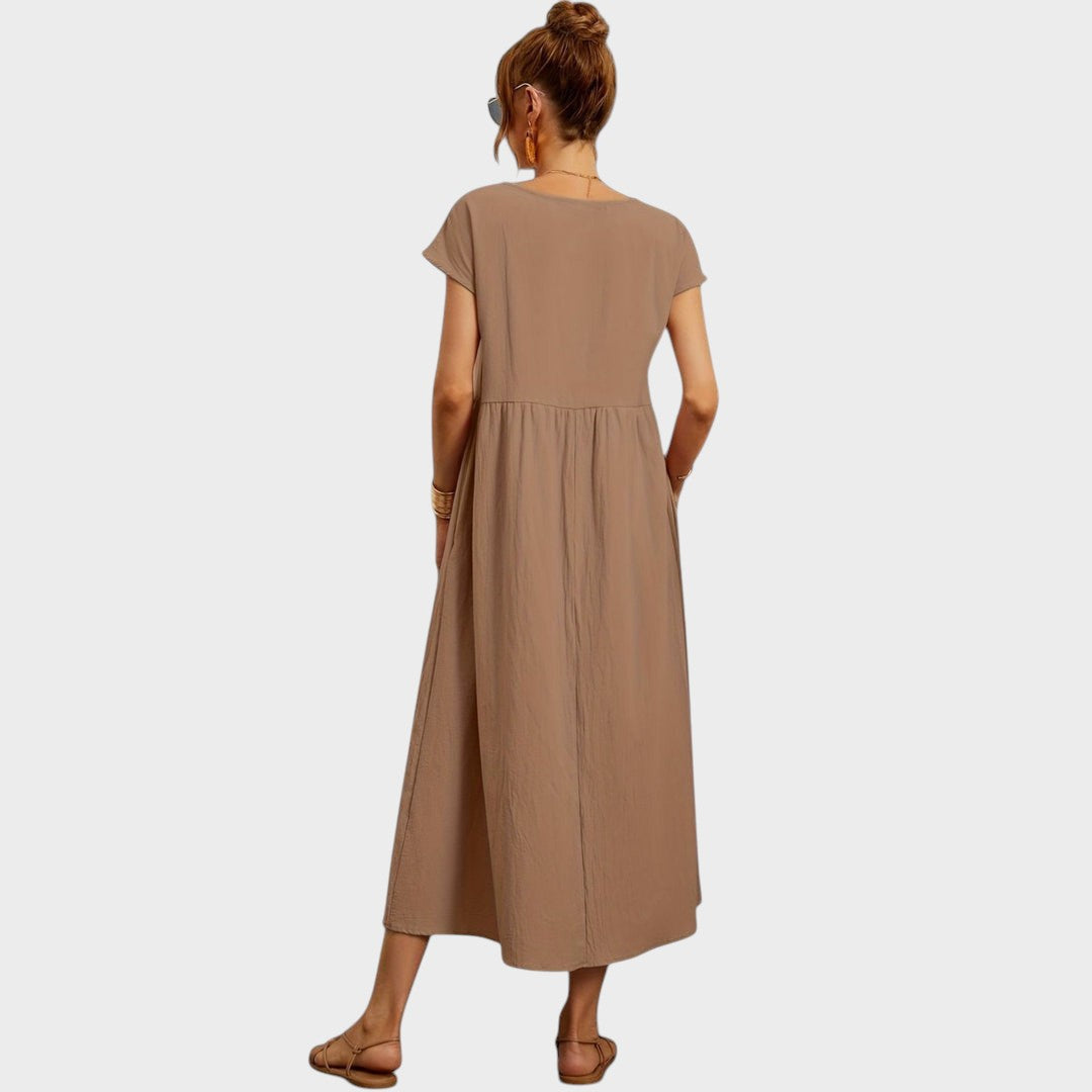 Magnolia | Vestido Casual e Elegante Leve e Fluido para o Verão